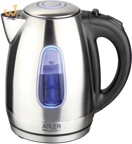 Czajnik elektryczny Adler AD1223 (2000W 1.7l; kolor srebrny) Czajnik elektryczny Adler AD1223 (2000W 1.7l; kolor srebrny)