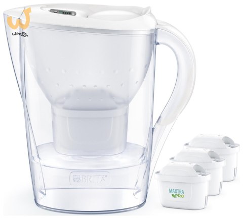 Dzbanek filtrujący Brita Marella+3 Maxtra Pro PP (biały ; 2,4l) Dzbanek filtrujący Brita Marella+3 Maxtra Pro PP (biały ; 2,4l)