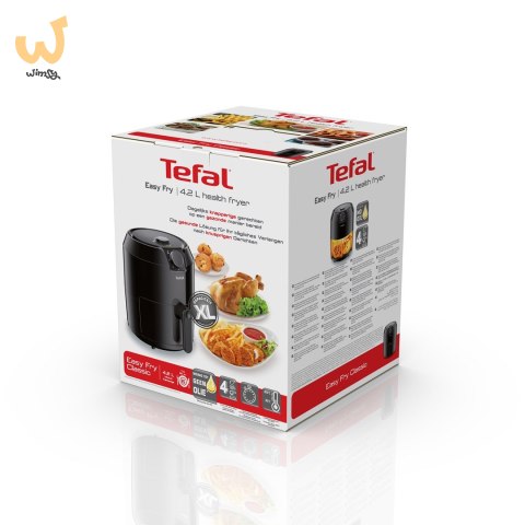 Frytownica beztłuszczowa Tefal Easy Fry Classic EY201815 (4,2 l; 1,2 kg; 1500W; kolor czarny) Frytownica beztłuszczowa Tefal Easy Fry Classic EY201815 (4,2 l; 1,2 kg; 1500W; kolor czarny)