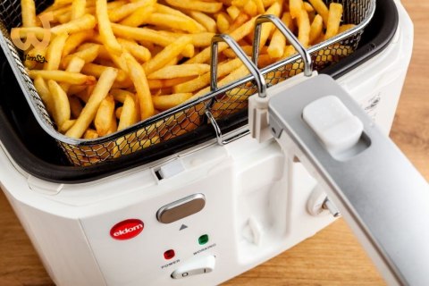 Frytownica ELDOM FR18 (2,5 l; 0,5 kg; 1800W; kolor biały) Frytownica ELDOM FR18 (2,5 l; 0,5 kg; 1800W; kolor biały)