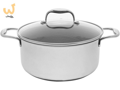 Garnek z pokrywką Kohersen Black Cube 24cm Garnek z pokrywką Kohersen Black Cube 24cm