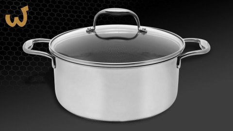 Garnek z pokrywką Kohersen Black Cube 24cm Garnek z pokrywką Kohersen Black Cube 24cm