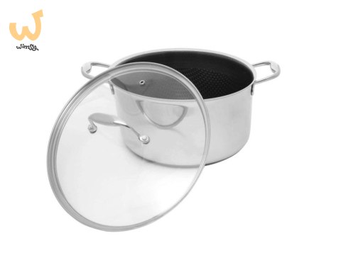Garnek z powłoką DIAMOND Kohersen Black Cube z funkcją gotowania na parze (28 cm ; 8,3l) Garnek z powłoką DIAMOND Kohersen Black Cube z funkcją gotowania na parze (28 cm ; 8,3l)