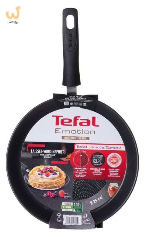 Patelnia naleśnikowa TEFAL Emotion 25 cm E30038 Patelnia naleśnikowa TEFAL Emotion 25 cm E30038