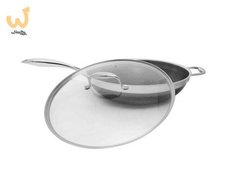 Wok z powłoką DIAMOND Kohersen Black Cube z pokrywką (32 cm ; 5,1l) Wok z powłoką DIAMOND Kohersen Black Cube z pokrywką (32 cm ; 5,1l)