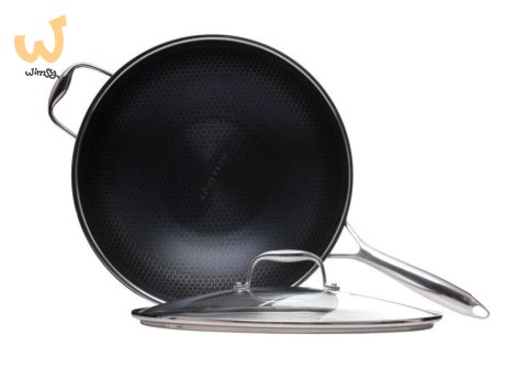 Wok z powłoką DIAMOND Kohersen Black Cube z pokrywką (32 cm ; 5,1l) Wok z powłoką DIAMOND Kohersen Black Cube z pokrywką (32 cm ; 5,1l)