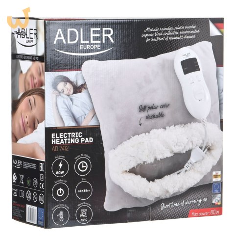 Poduszka elektryczna ADLER AD 7412 Poduszka elektryczna ADLER AD 7412