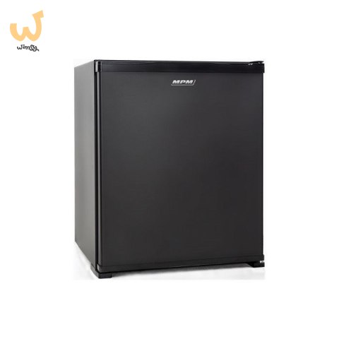 Bezszmerowy minibar termoelektryczny MPM-30-MBS-06/L z szklanym frontem czarny Bezszmerowy minibar termoelektryczny MPM-30-MBS-06/L z szklanym frontem czarny