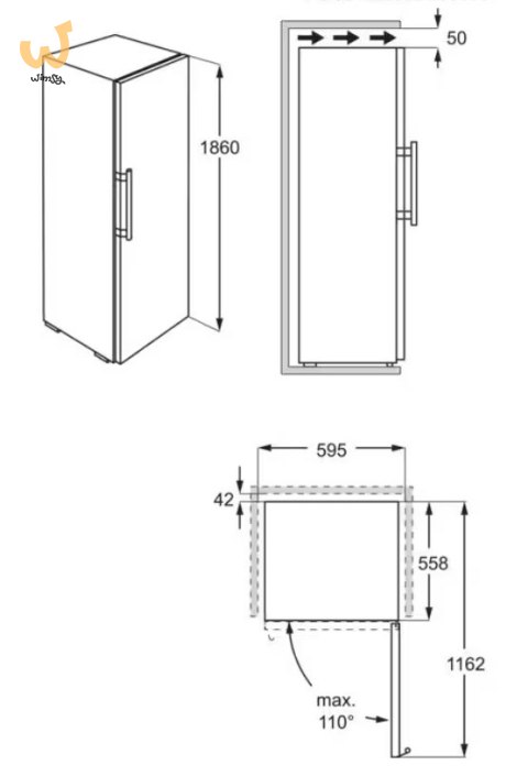 Chłodziarko-zamrażarka ELECTROLUX LNT7ME36K2 Chłodziarko-zamrażarka ELECTROLUX LNT7ME36K2