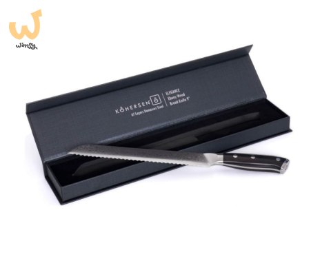Nóż do chleba Bread Kohersen Elegance Ebony Wood 22,9cm Nóż do chleba Bread Kohersen Elegance Ebony Wood 22,9cm