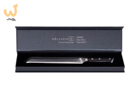 Nóż do chleba Bread Kohersen Elegance Ebony Wood 22,9cm Nóż do chleba Bread Kohersen Elegance Ebony Wood 22,9cm