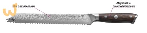 Nóż do chleba Bread Kohersen Elegance Ebony Wood 22,9cm Nóż do chleba Bread Kohersen Elegance Ebony Wood 22,9cm