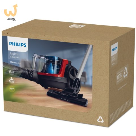 Odkurzacz bezworkowy Philips FC9330/09 (650W; kolor czarny, kolor czerwony) Odkurzacz bezworkowy Philips FC9330/09 (650W; kolor czarny, kolor czerwony)