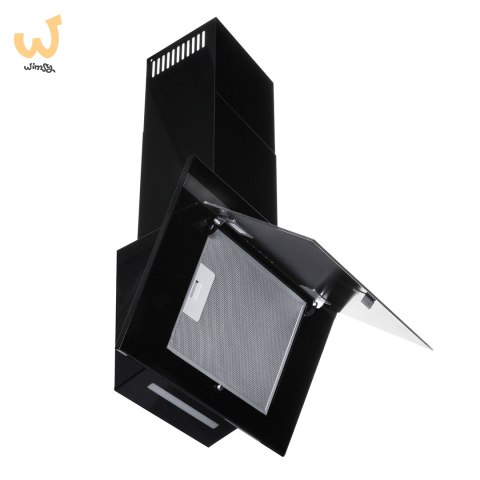 Okap AKPO WK-4 NERO LINE 2.0 50 CZARNY T300 Liniowy LED/Siłownik Okap AKPO WK-4 NERO LINE 2.0 50 CZARNY T300 Liniowy LED/Siłownik