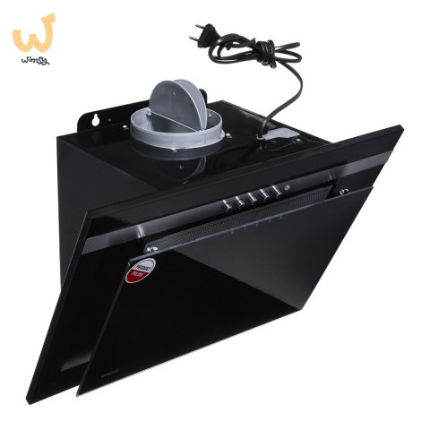 Okap AKPO WK-4 NERO LINE 2.0 50 CZARNY T300 Liniowy LED/Siłownik Okap AKPO WK-4 NERO LINE 2.0 50 CZARNY T300 Liniowy LED/Siłownik