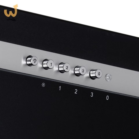 Okap AKPO WK-4 NERO LINE 2.0 50 CZARNY T300 Liniowy LED/Siłownik Okap AKPO WK-4 NERO LINE 2.0 50 CZARNY T300 Liniowy LED/Siłownik