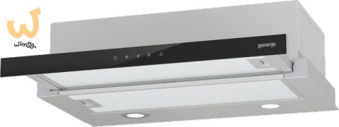Okap teleskopowy GORENJE TH64E3SGB - front czarne szkło Okap teleskopowy GORENJE TH64E3SGB - front czarne szkło