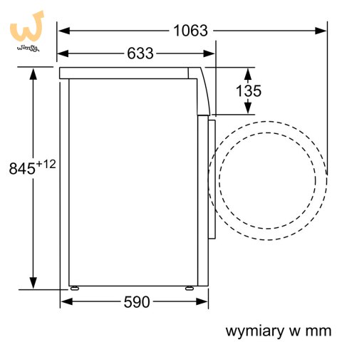 Pralka BOSCH WAN2813APL Pralka BOSCH WAN2813APL