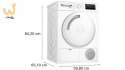 Suszarka do bielizny BOSCH WTN84207PL