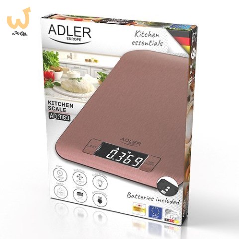 Waga kuchenna ADLER AD 3183c miedź Waga kuchenna ADLER AD 3183c miedź