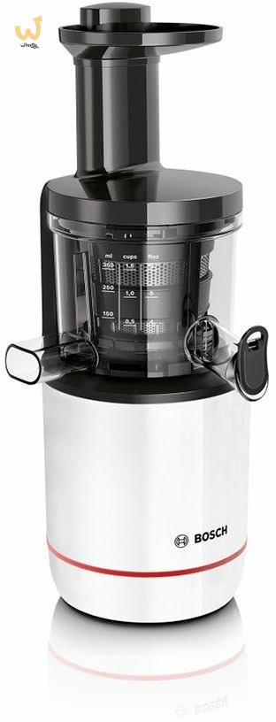 Wyciskarka wolnoobrotowa Do owoców i warzyw BOSCH MESM500W (150W; kolor czarno-biały) Wyciskarka wolnoobrotowa Do owoców i warzyw BOSCH MESM500W (150W; kolor czarno-biały)