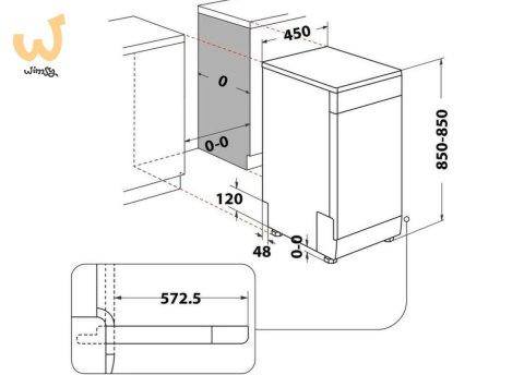 Zmywarka INDESIT DF9E 1B10 Zmywarka INDESIT DF9E 1B10