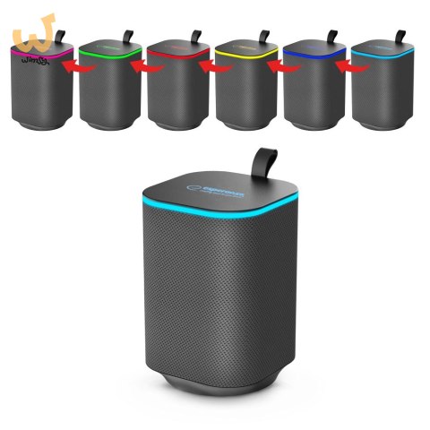 ESPERANZA GŁOŚNIK BLUETOOTH RGB SAKARA EP155 ESPERANZA GŁOŚNIK BLUETOOTH RGB SAKARA EP155