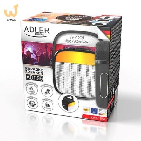 Głośnik bluetooth ADLER AD 1199b Głośnik bluetooth ADLER AD 1199b