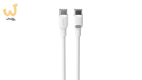 Kabel Havit Typ C-Typ C CB6280 (biały; 100cm) Kabel Havit Typ C-Typ C CB6280 (biały; 100cm)