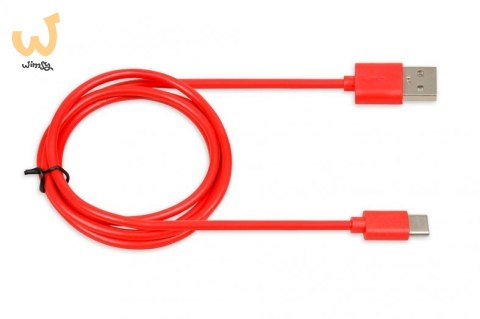 Kabel IBOX IKUMTCR (USB 2.0 typu A - USB typu C ; 1m; kolor czerwony) Kabel IBOX IKUMTCR (USB 2.0 typu A - USB typu C ; 1m; kolor czerwony)