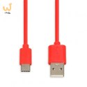 Kabel IBOX IKUMTCR (USB 2.0 typu A - USB typu C ; 1m; kolor czerwony)