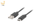 Kabel Lanberg QC 3.0 CA-USBO-20CU-0018-BK (USB 2.0 typu A - USB typu C ; 1,8m; kolor czarny)