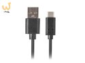 Kabel Lanberg QC 3.0 CA-USBO-20CU-0018-BK (USB 2.0 typu A - USB typu C ; 1,8m; kolor czarny)