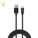 Kabel SAVIO CL-129 (USB typu C - USB 2.0 typu A ; 2m; kolor czarny)
