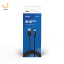 Kabel SAVIO CL-129 (USB typu C - USB 2.0 typu A ; 2m; kolor czarny)