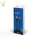 Kabel SAVIO CL-129 (USB typu C - USB 2.0 typu A ; 2m; kolor czarny)