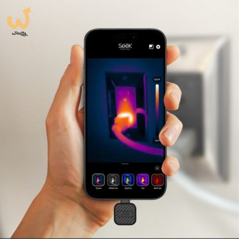 Kamera termowizyjna Seek Thermal Nano 200 CW-ABAX dla Apple iOS z USB-C 200x150, 25hz Kamera termowizyjna Seek Thermal Nano 200 CW-ABAX dla Apple iOS z USB-C 200x150, 25hz