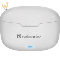 DEFENDER SŁUCHAWKI BLUETOOTH TWINS 903 DOUSZNE BIAŁE 63903