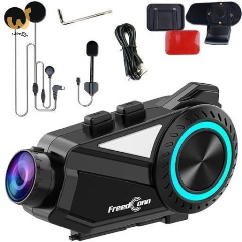 Interkom motocyklowy FreedConn R3 z wideorejestratorem Interkom motocyklowy FreedConn R3 z wideorejestratorem