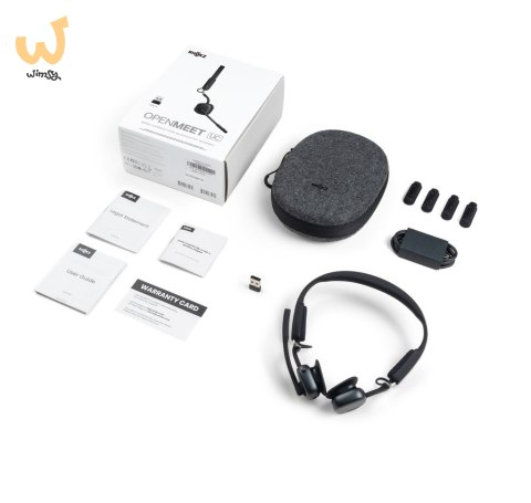 Słuchawki bezprzewodowe kostne Shokz OpenMeet mic-ANC USB-C + adapter USB-A czarne Słuchawki bezprzewodowe kostne Shokz OpenMeet mic-ANC USB-C + adapter USB-A czarne