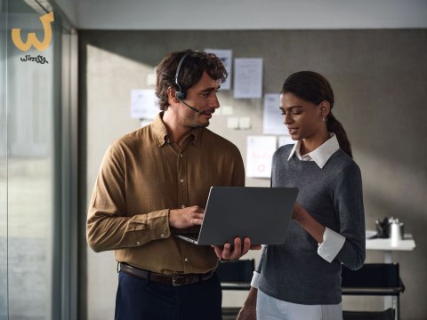 Słuchawki bezprzewodowe kostne Shokz OpenMeet mic-ANC USB-C + adapter USB-A czarne Słuchawki bezprzewodowe kostne Shokz OpenMeet mic-ANC USB-C + adapter USB-A czarne