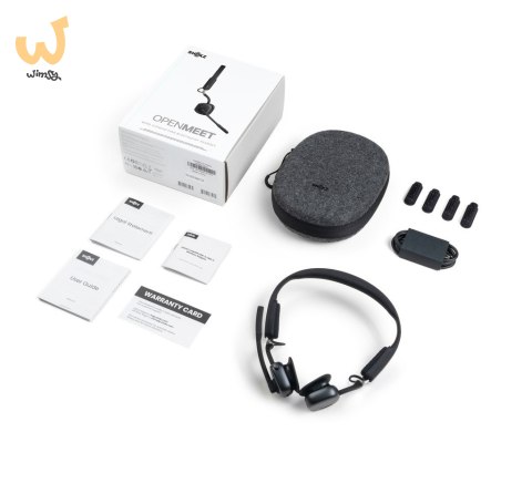 Słuchawki bezprzewodowe kostne Shokz OpenMeet mic-ANC USB-C czarne Słuchawki bezprzewodowe kostne Shokz OpenMeet mic-ANC USB-C czarne
