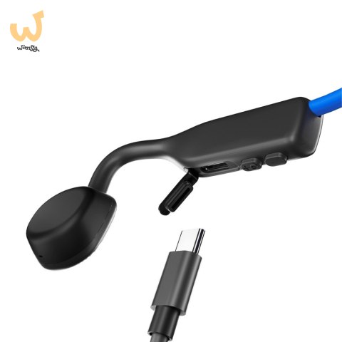 Słuchawki bezprzewodowe kostne Shokz OpenMove USB-C niebieskie Słuchawki bezprzewodowe kostne Shokz OpenMove USB-C niebieskie