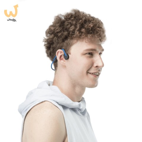 Słuchawki bezprzewodowe kostne Shokz OpenMove USB-C niebieskie Słuchawki bezprzewodowe kostne Shokz OpenMove USB-C niebieskie