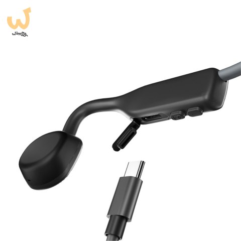 Słuchawki bezprzewodowe kostne Shokz OpenMove USB-C szare Słuchawki bezprzewodowe kostne Shokz OpenMove USB-C szare