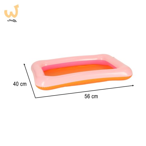 Piasek Kinetyczny w wiaderku 1kg foremki różowy Piasek Kinetyczny w wiaderku 1kg foremki różowy