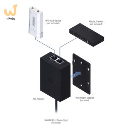 Injector PoE Ubiquiti POE-48-24W-G Passive 48V 24W