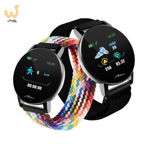 MEDIA-TECH SMARTBAND THAITI, MONITORING CIŚNIENIA KRWI, PULSU ORAZ INNYCH PARAMETRÓW, DWA PASKI NYLONOWE W ZESTAWIE MT871 MEDIA-TECH SMARTBAND THAITI, MONITORING CIŚNIENIA KRWI, PULSU ORAZ INNYCH PARAMETRÓW, DWA PASKI NYLONOWE W ZESTAWIE MT871