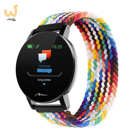 MEDIA-TECH SMARTBAND THAITI, MONITORING CIŚNIENIA KRWI, PULSU ORAZ INNYCH PARAMETRÓW, DWA PASKI NYLONOWE W ZESTAWIE MT871 MEDIA-TECH SMARTBAND THAITI, MONITORING CIŚNIENIA KRWI, PULSU ORAZ INNYCH PARAMETRÓW, DWA PASKI NYLONOWE W ZESTAWIE MT871