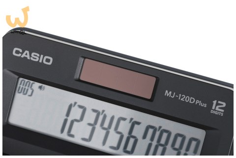 CASIO KALKULATOR BIUROWY MJ-120D PLUS CZARNY, 12 CYFROWY WYŚWIETLACZ CASIO KALKULATOR BIUROWY MJ-120D PLUS CZARNY, 12 CYFROWY WYŚWIETLACZ